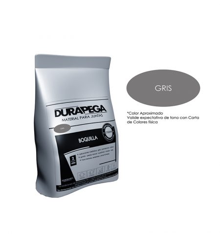 DURAPEGA BOQ PLUS 5-15MM 2 KG GRIS