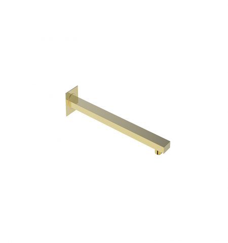 BRAZO REGADERA  PARED KUBIKA DORADO 38CM