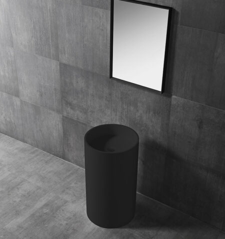 LAVAMANOS PEDESTAL ZEN NEGRO