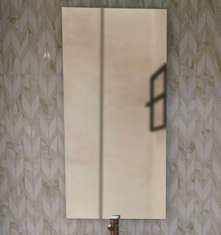 ESPEJO 50*100CM SAHARA LED PLATA