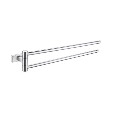 TOALLERO BARRA 41CM DOBLE ATLAS-B CROMO