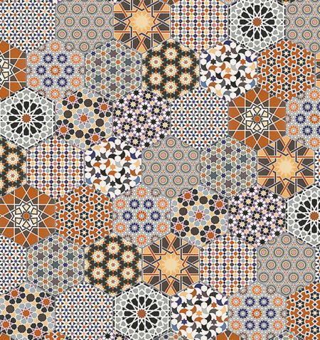 ANDALUSI 28,5*33 MULTICOLOR
