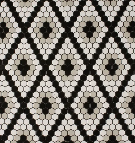 MOS CASABLANCA 30,6*35 MIX BLANCO NEGRO