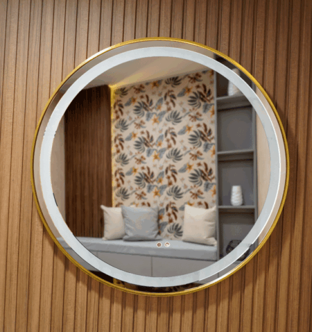 ESPEJO 80CM URBAN LED DORADO