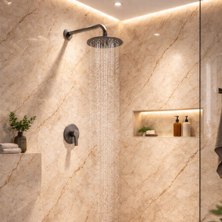 SET DUCHA MC DENVER RED-ST GUNMETAL