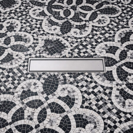 DESAGUE DUCHA 30*7CM LUXURY-CP GUNGREY